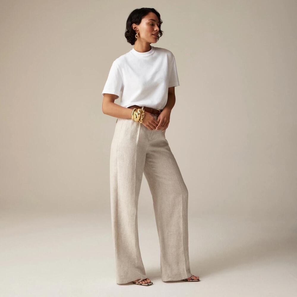 Jcrew linen pants in size